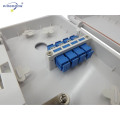 FTTH04C 2 inlet port 4 outlet ports engineer plastic PLC Splitter Fiber Optic